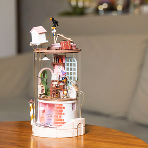 Robotime - Kit de Casa de Muñecas en Miniatura de Vidrio para Armar, Mundo Misterioso DS003, Vecino Aislado, Rolife, Gran Venta - Product Image 6