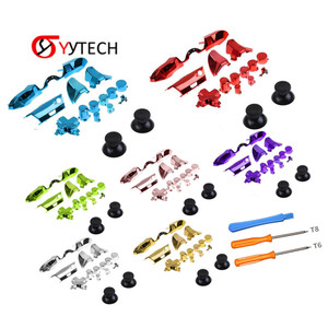 SYYTECH ชุดปุ่มเปลี่ยนสีโครเมี่ยม,สำหรับ Xbox One <span class=keywords><strong>Elite</strong></span> ตัวควบคุม3.5มม. - Product Image 1