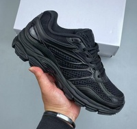 Saucony Ommi 9 : Baskets Chunky Respirantes en Maille et Tissu pour Longues Courses, Doublure en Cuir Véritable, Lacets, Tendance Mode Unie