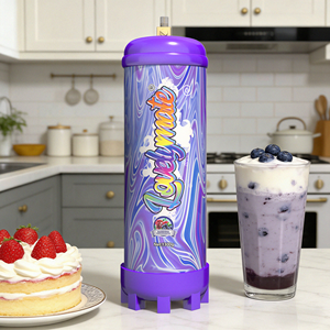 Cilindro de gas CO2 estándar de la UE para crema batida, stock local para repostería casera y decoración de pasteles - Product Image 1