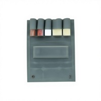 Sac de rangement pour assaisonnements de barbecue d'extérieur, housse de protection portable anti-perte pour bouteilles d'épices de fête, en PE pour le camping
