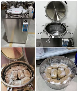 Autoclave Vertical de Vapor a Alta Presión de 150L, Totalmente Automático, para Esterilización de Sustrato de Hongos Comestibles - Product Image 6