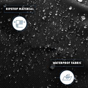 भारी शुल्क 210D 600D Ripstop ऑक्सफोर्ड आउटडोर निविड़ अंधकार मोटर बाइक वर्षा कवर मोटरसाइकिल साइकिल कवर स्कूटर कवर - Product Image 4
