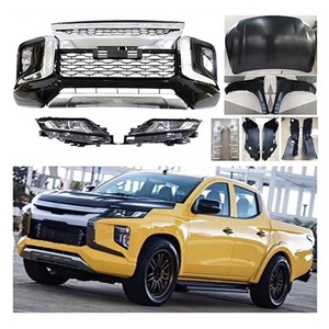 Kit carrosserie de conversion large pour pare-chocs avant et arrière de voiture pour Mitsubishi <span class=keywords><strong>Triton</strong></span> L200 2015-2019, changement et mise à niveau vers 2020 2021 - Product Image 3