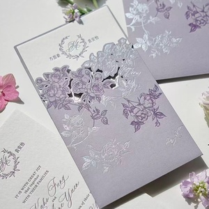 Cartes de luxe personnalisées en typographie, invitations de <span class=keywords><strong>mariage</strong></span> haut de gamme, cartes postales texturées en relief, liste des invités, cartes de <span class=keywords><strong>menu</strong></span> - Product Image 1