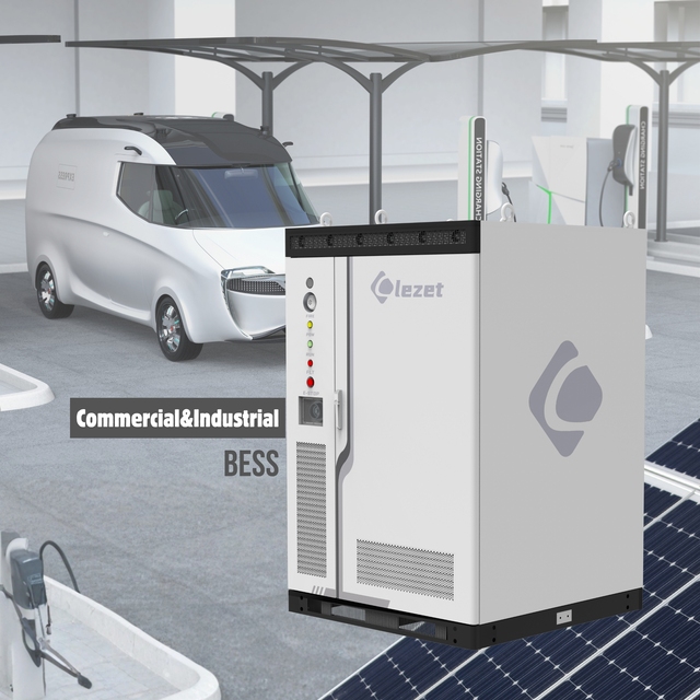Lezet Solar Commercial Industrial Energy Storage System E261S135 200-300kWh Customized Liquid Cooling LiFePO4 Battery Charging