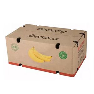 Wholesale Customized Milk Cardboard Carton Box Fruit Vegetable Corrugated Carton Boxes For Banana Mango