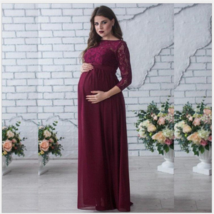 <span class=keywords><strong>Vestido</strong></span> de encaje blanco de fiesta para mujeres embarazadas, ropa de maternidad, <span class=keywords><strong>vestido</strong></span> de fiesta, sesión de <span class=keywords><strong>fotos</strong></span> - Product Image 5