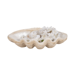 Ciotola Decorativa a Forma di Conchiglia, Centrotavola Ispirato al Mare, Decorazione per la Casa - Product Image 2