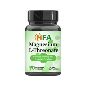 Cápsulas de L-Treonato de Magnesio OEM ODM con Celulosa Vegetal de Magnesio, Mejora la Memoria, la Concentración Cognitiva y la Función Cognitiva - Product Image 1