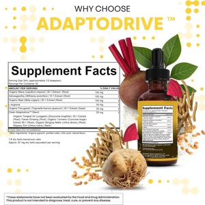 Disponibile Estratto Liquido OEM di Radice di Maca, Ashwagandha, Tongkat Ali, Fieno Greco, Radice di Barbabietola, Ginseng 60ml ODM Etichetta Privata Spedizione Rapida - Product Image 3