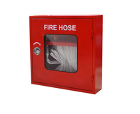 Armoire à tuyau d'incendie avec hache à feu et ensemble complet de boîte à tuyau d'incendie armoire rouge à Double couche en acier au carbone mural