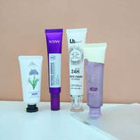 Tube souple vide pour cosmétiques 20 ml – Emballage personnalisé pour brillant à lèvres, crème contour des yeux, lotion – Tube en plastique rose et or avec logo personnalisé