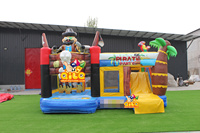 Pirate Party Gonflable Videur Commercial En Plein Air Enfants Sautant Château Rebond Maison Jumper Trampoline Gonflable Aire De Jeux