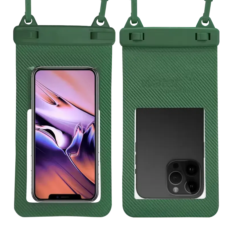 아이폰 PC + PVC 범용 방수 휴대 전화 케이스 용 하이 퀄리티 탄소 섬유 방수 가방