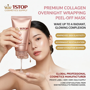 Masque de nuit hydratant et éclaircissant à la <span class=keywords><strong>pulpe</strong></span> de riz pour le visage – Produits de beauté et bases de soin réparateurs en gros - Product Image 2