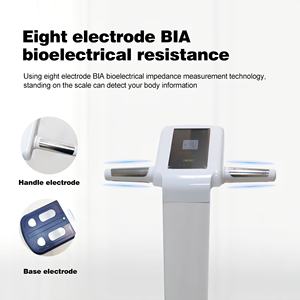 Báscula Inteligente ABS con Pantalla Táctil de Cristal Líquido, Monitor de Composición Bioeléctrica BIA de 8 Sensores, Báscula de <span class=keywords><strong>Grasa</strong></span> Corporal - Product Image 4