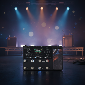 <span class=keywords><strong>Guitare</strong></span> basse électrique MOOERGE150MAX Li Metal avec 55 amplis et 170 effets intégrés - Product Image 5