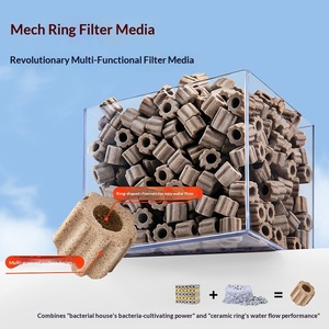 <span class=keywords><strong>Aquarium</strong></span> Fish Tank Filter Media Mech Armor Ring Nitrificerende bacteriën Efficiënte waterzuivering Ontgeuring - Product Image 5