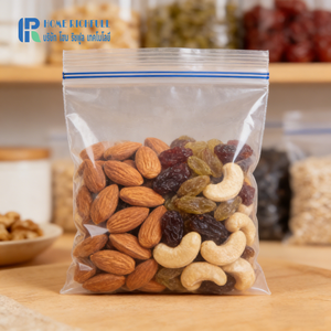 Food Grade Moisture-Proof <b>Heat</b> <b>Seal</b> Zipper <b>Bags</b> with Flat Bottom Pouch and Expandable Bottom for Custom Size Food Storage - Product Image 5