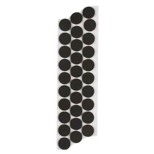 Almohadilla Redonda de Silicona Negra Autoadhesiva, Antideslizante y Resistente al Desgaste - Product Image 2