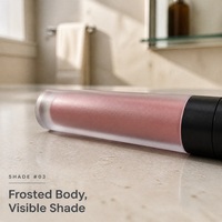 Vente en gros de gloss à lèvres personnalisés avec logo, label privé, rouge à lèvres mat velours