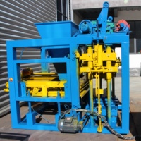 Machine à blocs de maçonnerie entièrement automatique QT4-25 pour la production de matériaux de construction en béton, applicable en Guinée