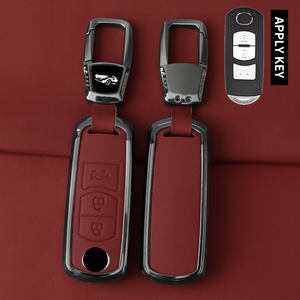 新品亜鉛合金レザーカーキーフォブカバーマツダ2 3 5 6 CX-3 CX-5 CX-7 CX-9 CX8スピードMiata MX5 - Product Image 1