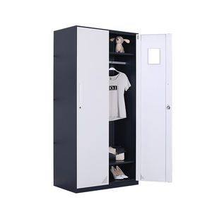 2 ประตูมัลติฟังก์ชั่โมเดิร์น<span class=keywords><strong>ตู้</strong></span>เหล็กเฟอร์นิเจอร์ห้องนอน<span class=keywords><strong>ตู้</strong></span><span class=keywords><strong>เสื้อผ้า</strong></span><span class=keywords><strong>ตู้</strong></span><span class=keywords><strong>เสื้อผ้า</strong></span>พร้อมฉากกั้นและราว<span class=keywords><strong>เสื้อผ้า</strong></span> - Product Image 3