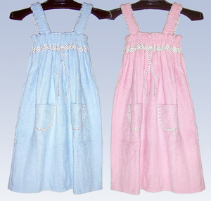 <span class=keywords><strong>Accappatoio</strong></span> e Gonna Lavorati a Maglia alla Moda per Ragazze, 100% <span class=keywords><strong>Cotone</strong></span> Terry - Product Image 4