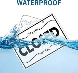 Nhà Máy bán hàng trực tiếp tùy chỉnh hai mặt đảo ngược đi kèm trong chúng tôi đang mở và Xin Lỗi chúng tôi đang đóng dấu hiệu kinh doanh dấu hiệu ngoài trời - Product Image 4