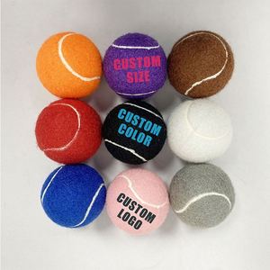Balles de tennis en laine personnalisées de haute qualité à prix promotionnel, fabricant de balles d'entraînement sportives premium - Product Image 4