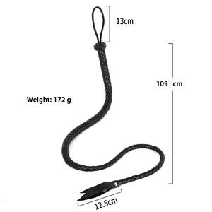 Giocattoli sessuali per adulti coppia strumenti di flirt BDSM giocattoli sessuali per uomini e donne fatti a mano in pelle treccia di frusta oggetti di scena - Product Image 6