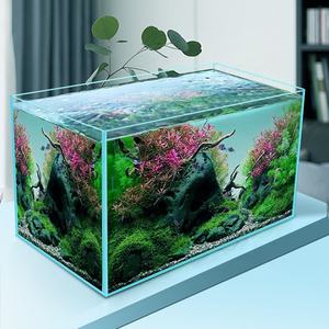 Vente en gros personnalisable ultra blanc Rectangle/carré <span class=keywords><strong>Aquarium</strong></span> de réservoir de poissons avec grand cristal pour l'utilisation de l'eau - Product Image 4