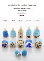 Cartouche de valve en céramique Jiujiu pour robinet d'eau chaude et froide, mitigeur solaire à ouverture inversée 35/40, pièce de rechange