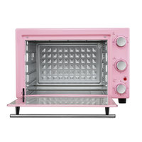 Welon — four cuisine électrique 30l, de couleur rose, à usage domestique, avec rôtissoire, pour cuire du pain chaud