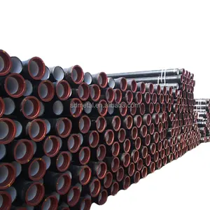 Quality assurance PN25 k7 k9 k14 en545 en598 c25 c30 dn350 dn500 dn800 dn1000 round ductile iron pipe