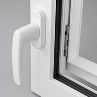 Outswing Gummidichtung Schalldichtes Glas Schwerlast-Scharnierdichtungssystem Großbestellung Stabile Lieferung Aluminium-Drehfenster