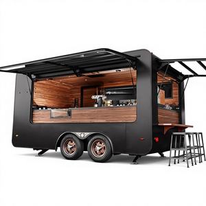 Camion de nourriture mobile commercial de luxe entièrement équipé en acier inoxydable pour le marché européen - Product Image 1