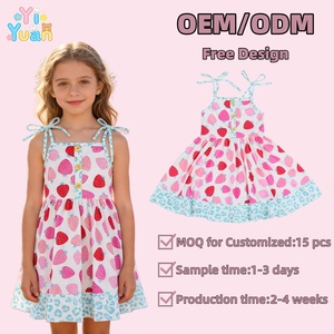 Vestido de Tirantes Estilo Europeo OEM con Estampado de Fresas para Niñ<span class=keywords><strong>a</strong></span>, Vestido de Seda de Leche para Niñas Pequeñas, Vestido de Verano de 11 <span class=keywords><strong>a</strong></span> 12 <span class=keywords><strong>A</strong></span>ños - Product Image 1