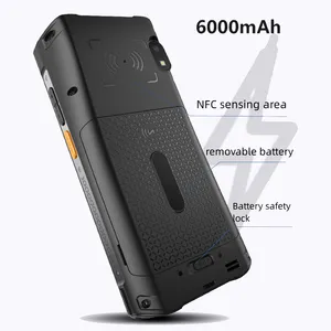 Rugged Android 11 Courier PDA Mobile Data Terminal with 1D 2D QR Barcode Scanner NFC Identification Handheld Logistic Devices