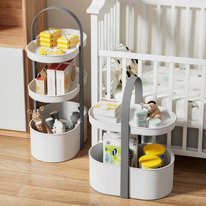 Organizzatore Cosmetico Portatile Multistrato, Contenitore per Trucchi da Scrivania, Scaffale Stretto per Bagno, Cassettiera - Product Image 4