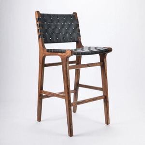 Taburete de <span class=keywords><strong>Bar</strong></span> de madera maciza sucesor 2024, silla de café para restaurante, cafetería, <span class=keywords><strong>Bar</strong></span>, mostrador, altura, espalda baja, acabado arbolado, Hospital escolar - Product Image 6