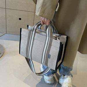 Bolso de lona de gran capacidad para mujer, novedad de 2024, bolso de mujer con correa larga - Product Image 3