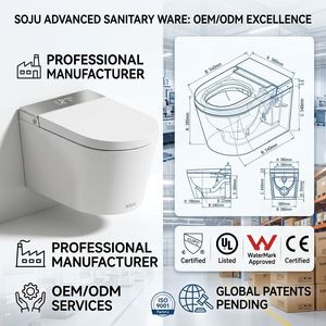 <span class=keywords><strong>Inodoro</strong></span> Inteligente Electrónico Moderno para Baño, <span class=keywords><strong>Inodoro</strong></span> Inteligente Montado en la <span class=keywords><strong>Pared</strong></span>, <span class=keywords><strong>Inodoro</strong></span> Automático con Bidé <span class=keywords><strong>de</strong></span> Cerámica Colgado en la <span class=keywords><strong>Pared</strong></span> - Product Image 4