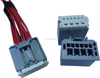 313721000 MOLEX 2 Baris 10pin Soket Betina Konektor Persegi Panjang untuk Otomotif Linksunet Kabel Khusus