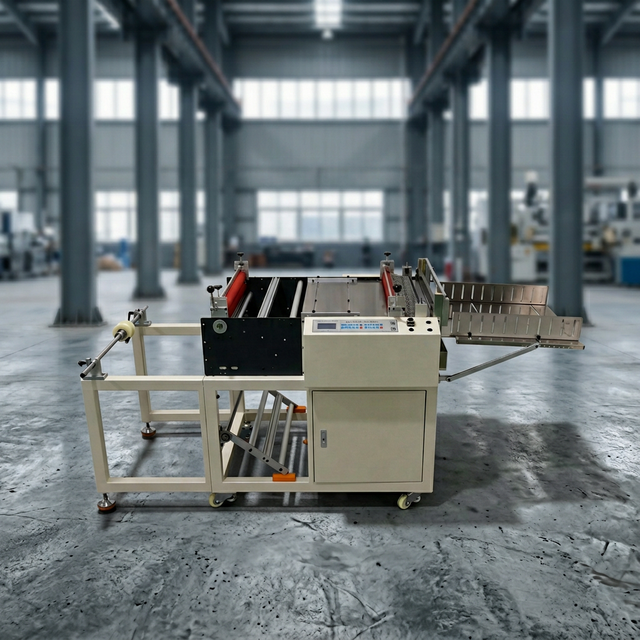Small Fully Automatic PLC-controlled Stepper Motor Intelligent Feeding Cutting Machine for Bubble Film Non-woven Fabric Wrapping