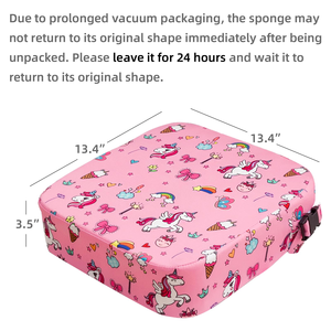 Cojín de Espuma Oxford de 3.5 Pulgadas con Base Antideslizante, Correas Ajustables, Asiento Elevador para Niños Pequeños para Silla de Bebé - Product Image 3