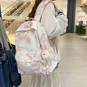 Nouveau <span class=keywords><strong>sac</strong></span> <span class=keywords><strong>à</strong></span> <span class=keywords><strong>dos</strong></span> imperméable pour filles, style Instagram, tie-dye, nylon, léger, spacieux, capacité 20L 35L, polyester, <span class=keywords><strong>collège</strong></span> - Product Image 3