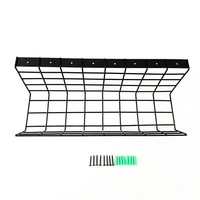 Support de rangement suspendu pour tournevis en acier, panier de rangement en métal pour câbles d'ordinateur de bureau, organisateur de bureau, étagères, table